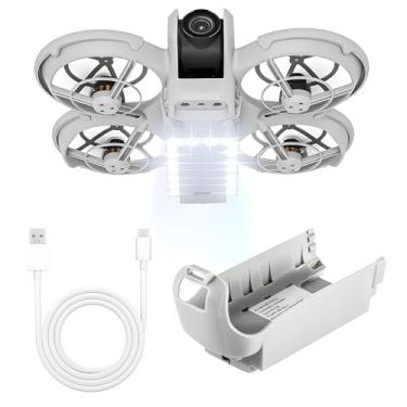 Imagem de Craznick Luz Noturna Neo Para Trem De Pouso - Protetor De Bateria Para Dji Neo Acessórios Luz Led Pernas De Pouso Protetores De Bateria Kit 2 Em 1