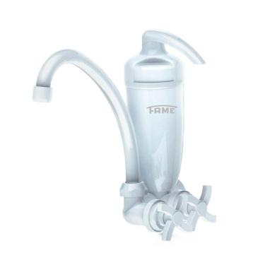 Imagem de Torneira de Parede com Filtro Purificador de Água Fame Acquafam Branco 4132