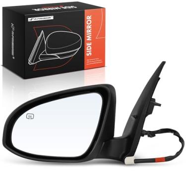 Imagem de A-Premium Espelho retrovisor elétrico lateral do motorista compatível com Toyota Corolla 2014-2019 - Espelho retrovisor externo externo dobrável manual aquecido - Substituição # 87940-02F30-C0