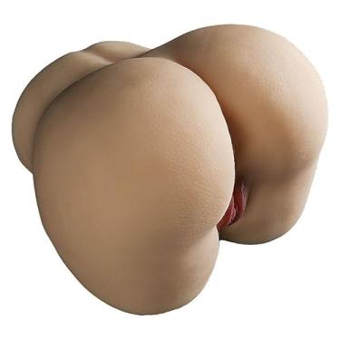 Imagem de Masturbador Masculino Bunda Morena Realista Gigante Com 53x33cm Vagina e Ânus Com Texturas Internas