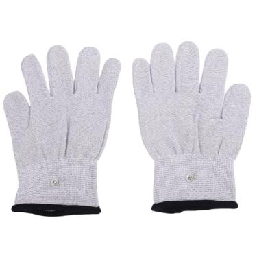 Imagem de Luvas Condutivas de Fibra, Luvas de Redução de Nylon 280 para o Manuseio da Placa de Circuito Eletrônico de Desempenho de Trompete Com Textura Respirável Suave