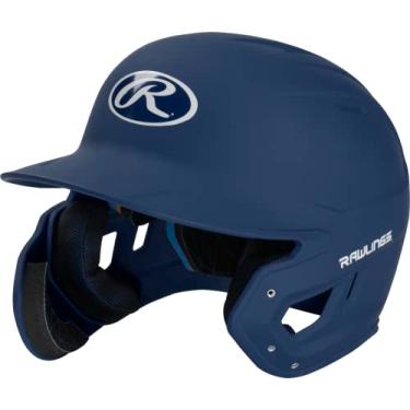 Imagem de Rawlings | Capacete de rebatedor ajustável MACH com aba de extensão | batedor de mão esquerda | Senior (16-19 cm) | Azul marinho fosco