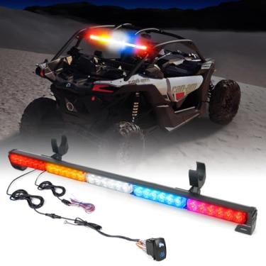 Imagem de Xprite 30" barras Offroad traseira perseguição LED Strobe Light w/Correndo sinal de volta luz de freio reverso para UTV, ATV, Polaris RZR XP 1000, Side by Sides, 4x4, Trophy Truck - RZ Series RYWBR