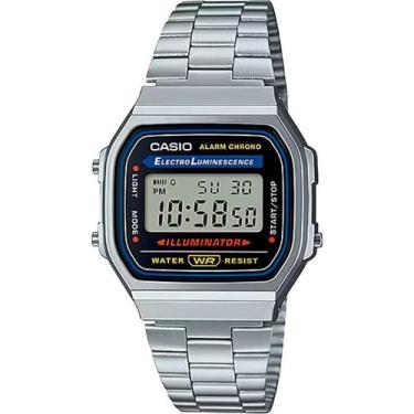 Imagem de Relógio Casio Vintage A168WA-1WDF Alarme Cronômetro
