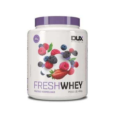 Imagem de Freshwhey Whey Protein Natural 450g Dux Nutrition, Frutas Vermelhas