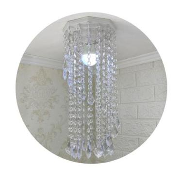 Imagem de Lustre de cristal em acrílico - Design moderno e alto brilho - Lustres