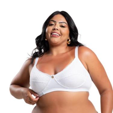 Imagem de Sutiã Plus Size Suzane IMI Lingerie  Sem Bojo, Reforçado com Renda e S