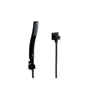 Imagem de Ducha Higienica ABS Preto Retangular c/Mangueira 180 cm