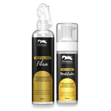 Imagem de Kit Espuma Mousse Modeladora 150ml + Desembaraçante Hidratante 200ml D