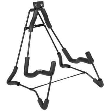 Imagem de Suporte para guitarra, baixo e violao - tipo cavalete - dobravel - tns