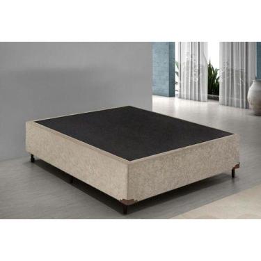 Imagem de Cama Box Casal 138 Bello Box - Suede Bege, 3 meses