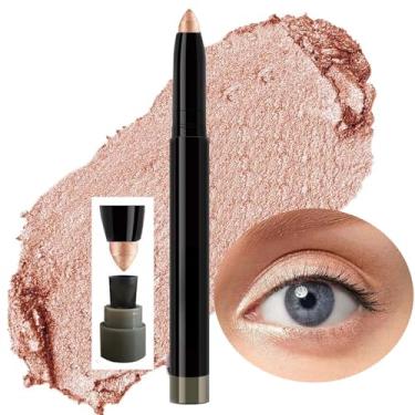 Imagem de Metiplou Sombra Em Bastão 2 1, Delineador Creme, Brilhante, Suave, Bastão, Nude, Matte, Paleta Coreana, Primer, Glitter, Giz De Cera, Iluminador Líquido, Lápis Champanhe 02