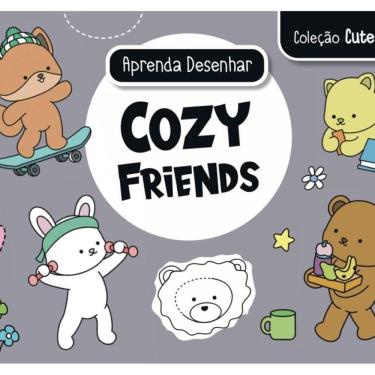 Imagem de Coleção Cute & Cozy - Cozy Friends - Cinza