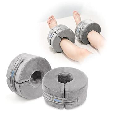 Imagem de Zelen Travesseiros De Apoio Para Os Pés, Elevação Tornozelo, Protetores Calcanhar Dormir, Protetor Cunha, Almofada Escaras, Suporte Pernas E Pés (Médio, 1 Par)
