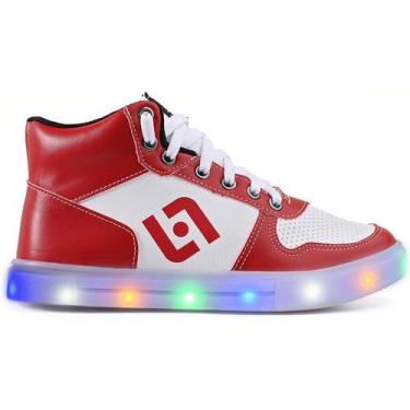 Imagem de Tenis Infantil De Led Meninos Botinha Escolar Casual Basico - Light, 2