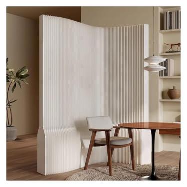 Imagem de Biombos e Divisórias Divisória De Ambiente Dobrável Branca, Divisória De Parede Alta Portátil Para Separação De Ambientes, Tela De Privacidade Interna Para Escritório Doméstico E Diversas Lojas(1~2mx2