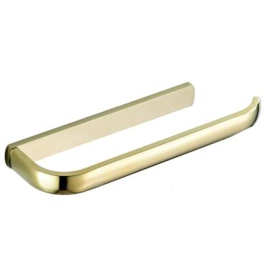 Imagem de Conjunto de banheiro em latão dourado - Toalheiro, porta-papel higiênico, saboneteira - Ferragens, porta-toalhas