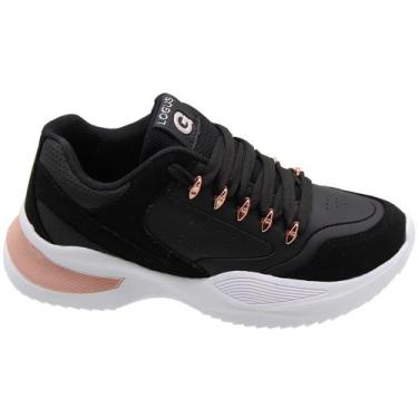 Imagem de Tênis Casual Chunky Logus Flame Jogging Flatform Robusto Feminino, Pre