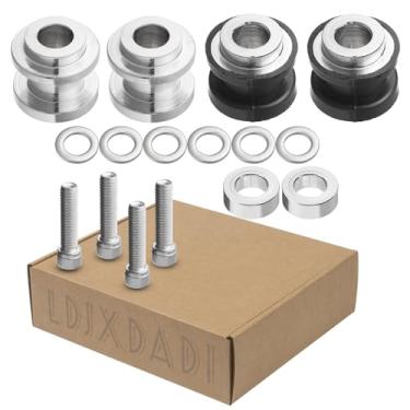 Imagem de LDJXDADI HoldFast Sissy Bar Kit de ferragens compatível com Harley Softail Deluxe Low Rider Fat Boy Street Bob Fat Bob FXFB FLDE FXBR FLHC FLSB FLSL FXBB FXLR 2018-Up (cromado)