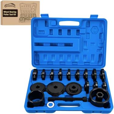 Imagem de GOOACC Kit de ferramentas de remoção de rolamento de roda, kit de prensa de rolamento de roda 23 peças para remoção e instalação de rolamento de tração dianteira Conjunto de ferramentas de extrator de