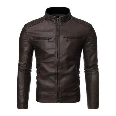 Imagem de Jaqueta masculina resistente moderna elegante - Vmong, Marrom, P