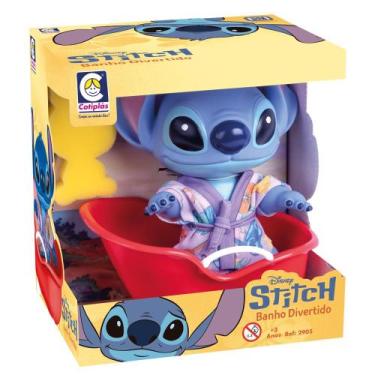 Imagem de Brinquedo Stitch Banho Divertido - Cotiplás