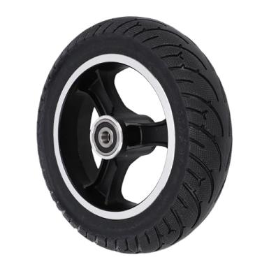 Imagem de Diydeg Substituição de pneu de scooter de 8 polegadas para scooters elétricas E100, DLX, RX200, E Prime, roda de pneu sólido à prova de furos de 8 x 2,0 com cubo de liga de alumínio