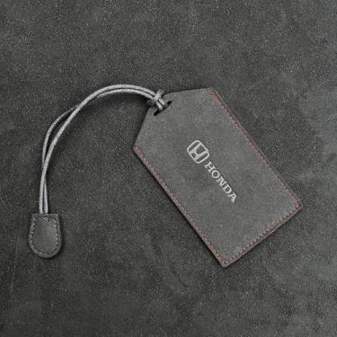 Imagem de Capa De Chave De Carro NFC Em Couro De Camurça Para Honda Civic FK7 Fi