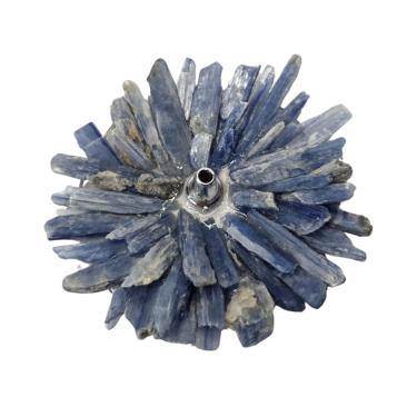 Imagem de Incensário Pedra Cianita 8 cm Natural Presente e Decoração