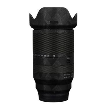 Imagem de Adesivo protetor de câmera de película de vinil para lente para Tamron 18-300 mm F3.5-6.3 adequado para Fuji Mount Acessórios de fotografia 18-300 (Triângulo Preto)