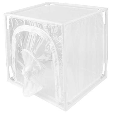 Imagem de 40x30x40cm Habitat de malha de gaiola de borboleta, grande gabinete com design ventilado para borboletas monarcas, lagartas orando.