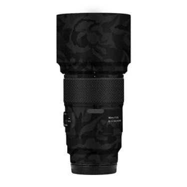Imagem de Adesivo de lente de câmera para Tamron 90 mm F2.8 adequado para Sony Mount Macro Coat Wraps Film Protective Vinyl Decal Skin 90 2.8 (Shadow Camo Black)