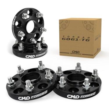 Imagem de 4 peças espaçadores de roda caudais pretos de 20 mm 5 x 4,5 (67,1 mm CB) 12 x 1,5 pinos compatíveis com Genesis Tiburon Veloster Optima Soul Mazda 3 5 CX-7 Miata MX-6 RX-7 RX-8 Protege Compass Patriot Evo8 9 10 Eclipse