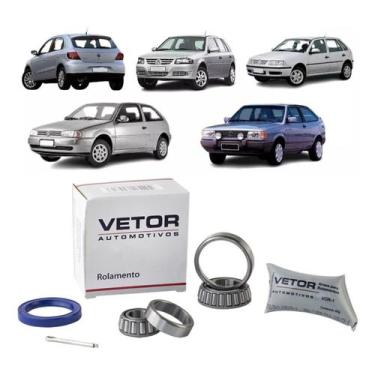 Imagem de Kit Rolamentos P/ 2 Rodas Traseira Saveiro Parati Voyage Gol - VETOR