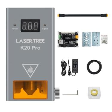 Imagem de LASER TREE Módulo a laser, módulo de corte a laser de diodo de saída de 20 W (20.000 mW), módulo de gravação a laser de maior precisão para madeira, metal, acrílico, adequado para máquina DIY de