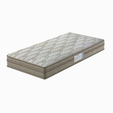 Imagem de Colchão Solteiro Espuma D33 Extra Firme Probel 22cm Branco/Bege