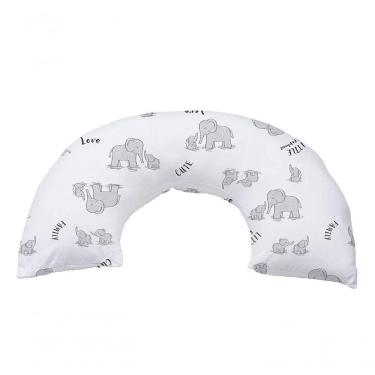 Imagem de Almofada De Amamentação Em Malha Com Zíper Yan 45cm X 85cm Tecebem Dom