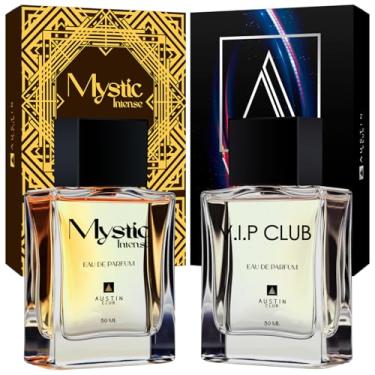 Imagem de Perfume Masculino Kit: Mystic E Vip Club Árabe Amadeirado Longa Duração Eau De Parfum 50ml cada