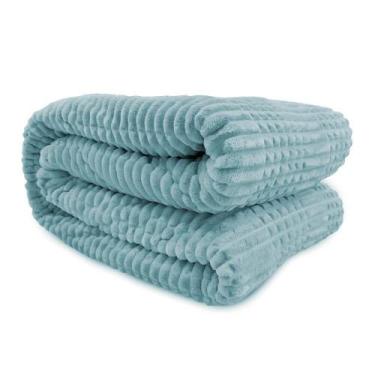 Imagem de Cobertor De Microfibra Casal Mont Blanc - Andreza Acqua - Andreza Enxo