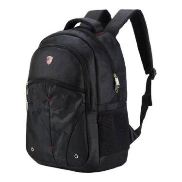 Imagem de Mochila Escolar Notebook Sbfq7808 Preta - Fuseco - Tend Tudo