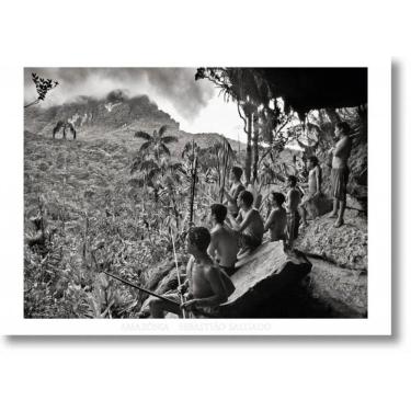 Imagem de Sebastião Salgado. Amazônia. Poster  Yanomani Men