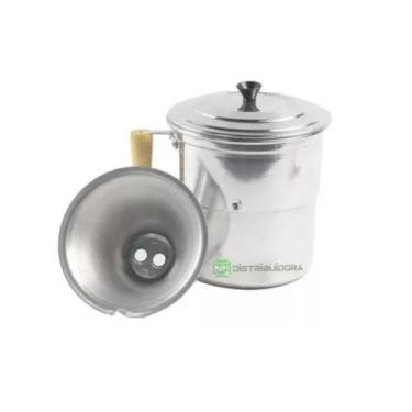 Imagem de Fervedor 2 Litros De Leite Inderramável Alumínio Polido - NF, Polido