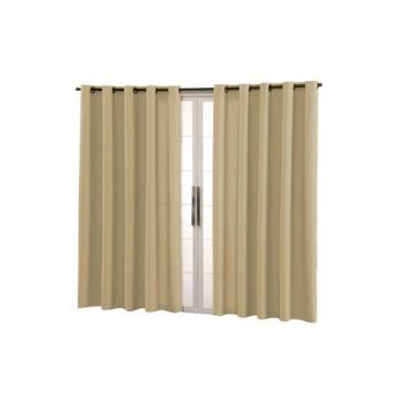 Imagem de Cortina Sala Quarto Cozinha para varão simples 3,00 x 2,20m - Armazém 