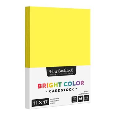 Imagem de Papel de cartolina S Superfine Printing Ultra Lemon 176gsm 50 folhas