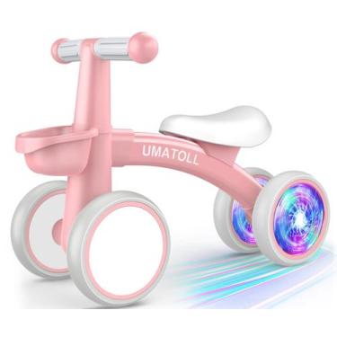 Imagem de Iluminação colorida Balance Bike Umatoll para meninas de 1 a 2 anos