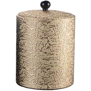 Imagem de balde de gelo para festas moderno 1,3L balde de gelo bar vinho cerveja balde de gelo festa casa balde de bebidas refrigerador com tampa barra ferramenta recipiente de gelo balde de vinho (cor: dourado