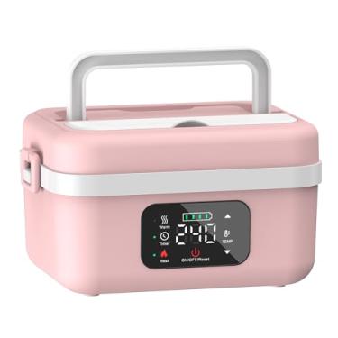 Imagem de VASG Lancheira sem fio com aquecimento automático para trabalho, lancheira elétrica para adultos