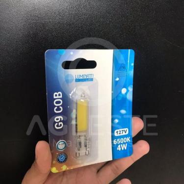 Imagem de Lâmpada G9 COB LED Branco Frio 4W 6500K 127V - Luminatti