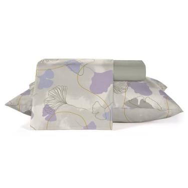 Imagem de Jogo de Cama Casal Queen Teka 3 Peças 100% Algodão - 150 Fios, Encanto