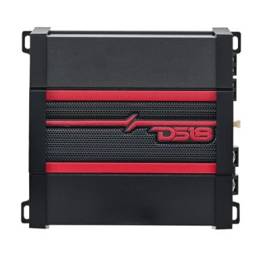 Imagem de DS18 Amplificador automotivo CANDY-X2B Classe D de 2 canais 800 Watts, Crossover embutido, reforço de graves, amplificador pequeno e compacto